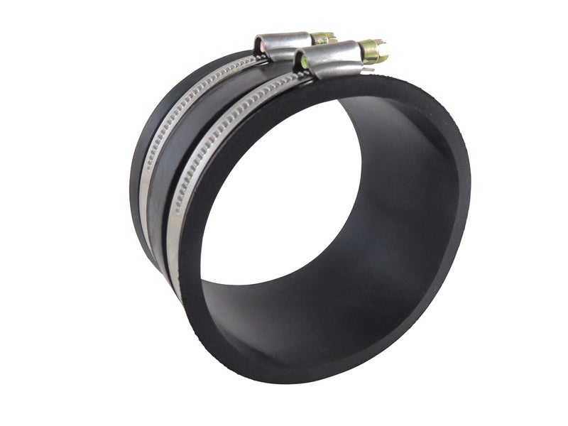 Taytools 467078 4 Inch Outside Diameter OD Flexible Cuff Coupler Dust Collector Shop Vacuum Hose Connector with 2 Hose Clamps for Hose 4 Inch OD - Image 2